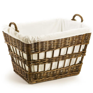 Wicker French Laundry Basket